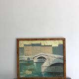 R. Lidoreau The new bridge, Paris