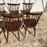 Set of 7 Baumann Tacoma bistro chairs