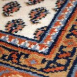 Vintage Indian Carpet Seraband handmade 122cm x 175cm 1980s, 1C519