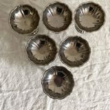 Vintage stainless steel stemmed cups