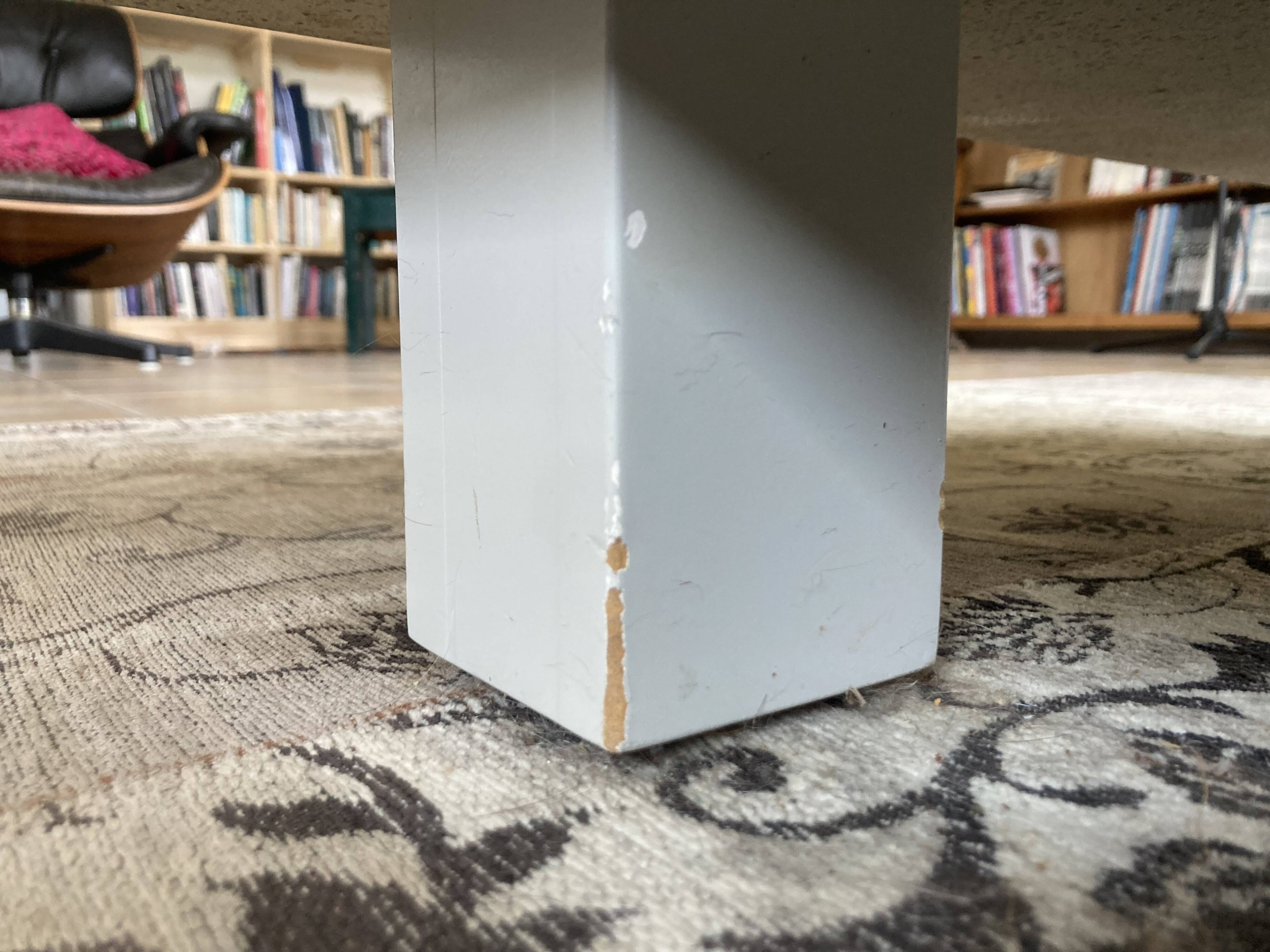 Design coffee table with double top Quartz