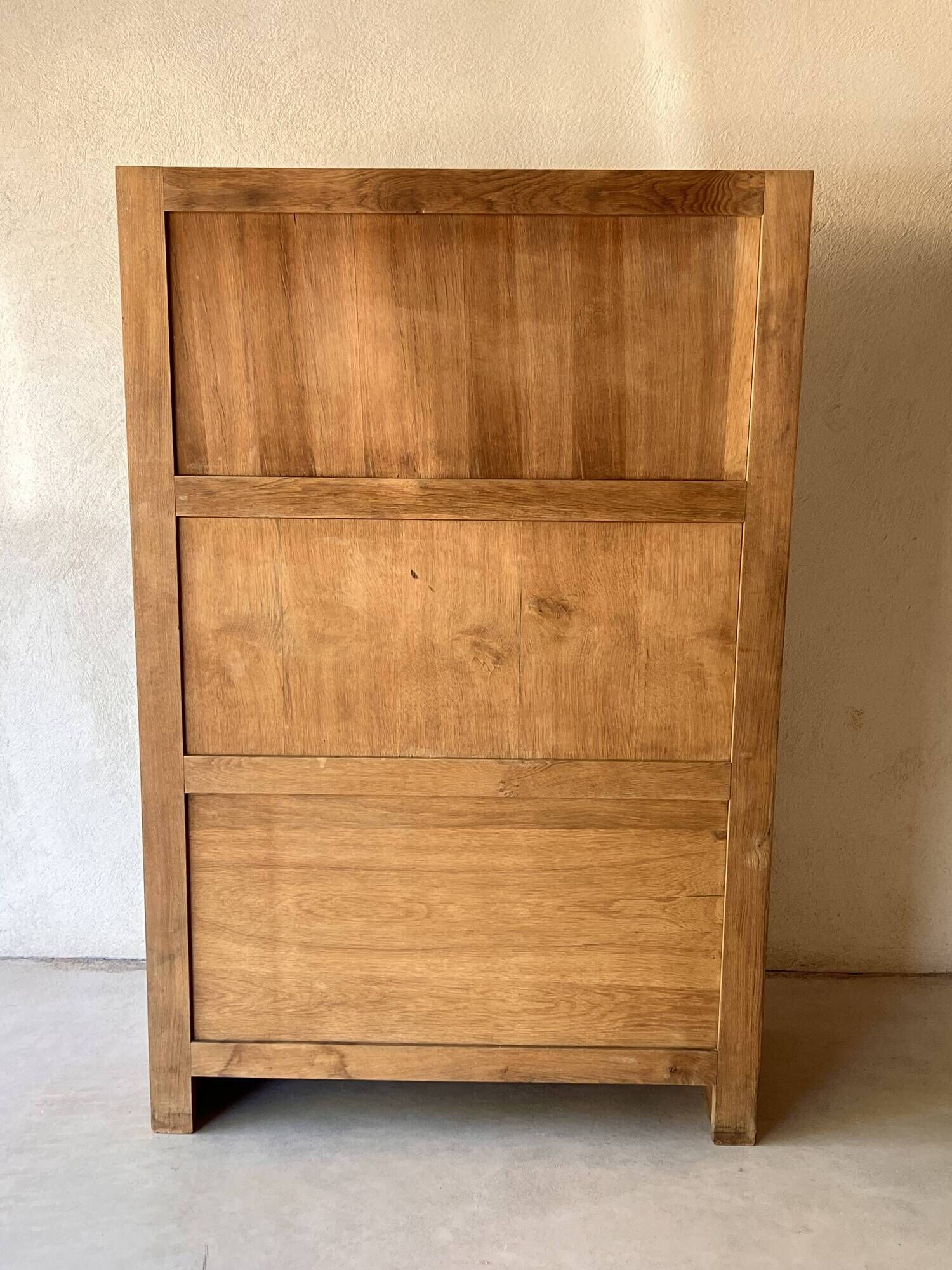 Oak cabinet by Guillerme and Chambron for Your home, France 50s