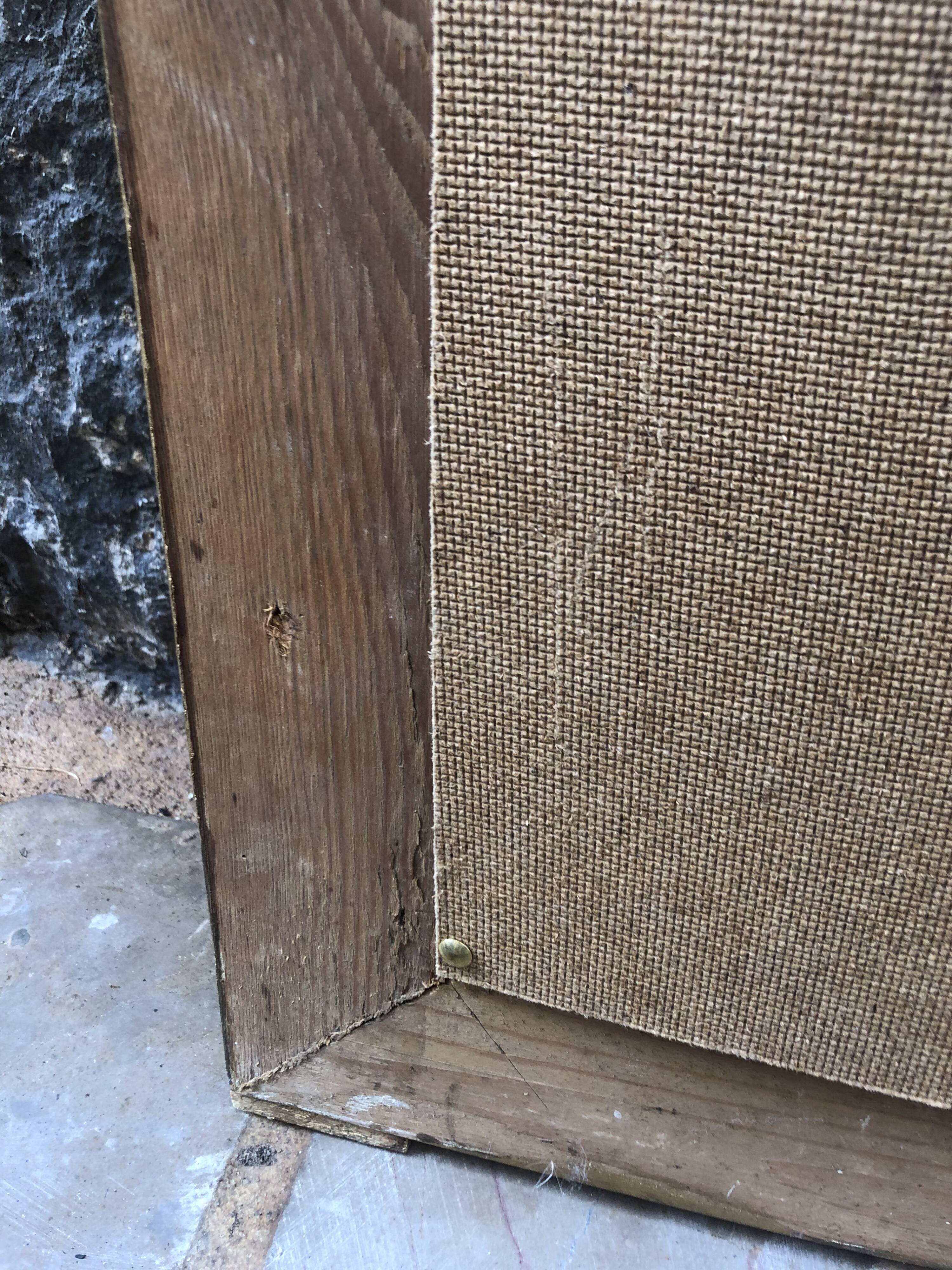 Golden mirror 103x74cm