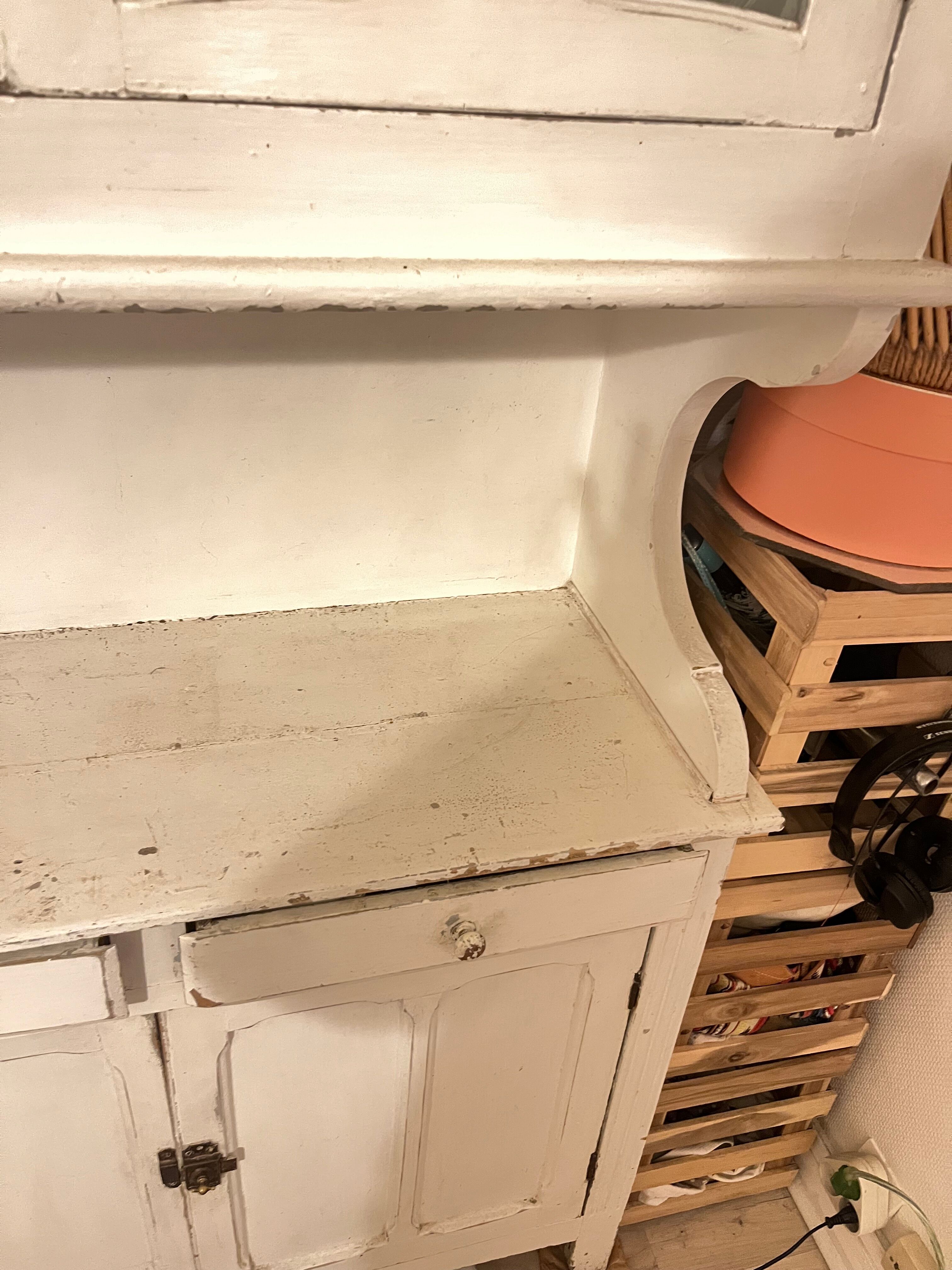 Vintage glazed Parisian dresser