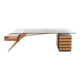 Zanotta Cavour CM desk designed by Carlo Mollino in 1949