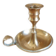 Vintage candle holder, brass cellar rat