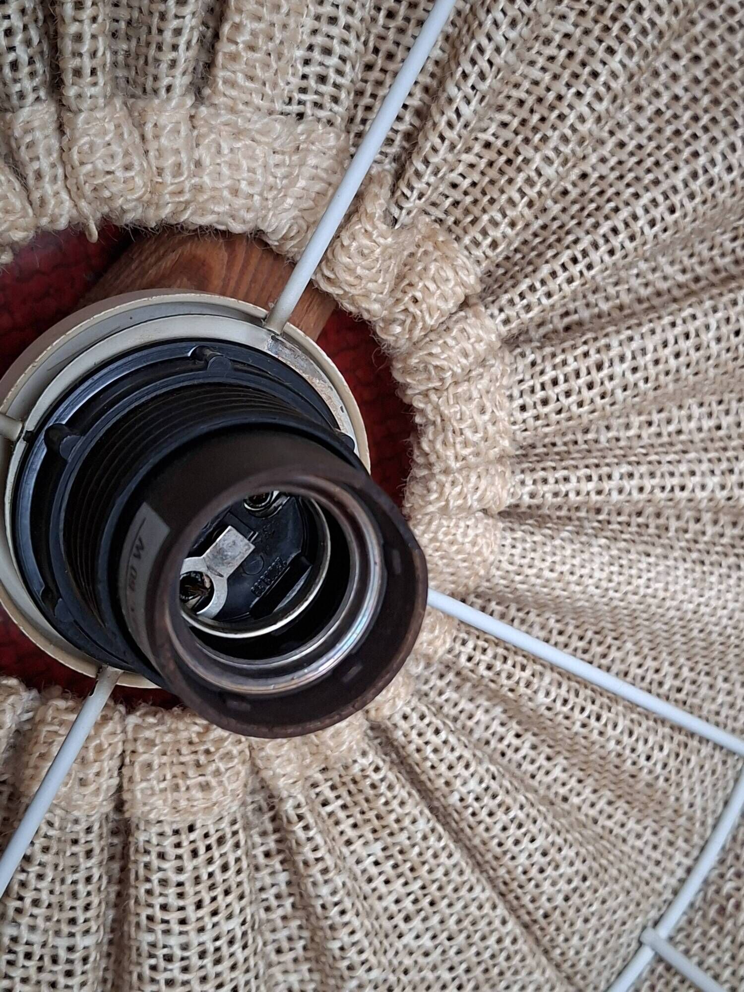 Scandinavian suspension in braided rope