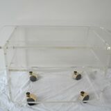 The swamp invisible Plexiglas side table