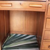 Solid wood school teacher desk