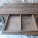 Table de ferme rustique 130 cm