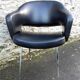 Metal and 80s leatherette Chair