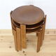 Tabourets de Bruno Rey pour Dietiker