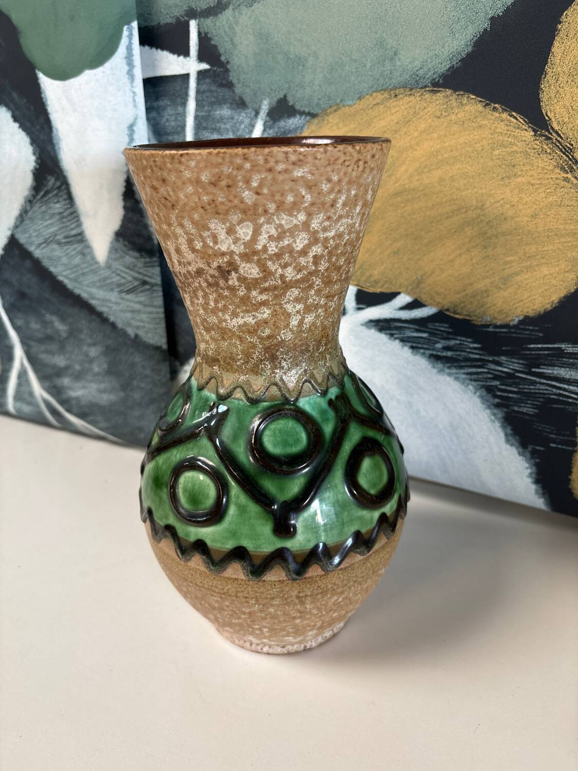 Vintage West Germany ceramic vase