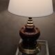 Luxury lamp ceramic chrome gold lampshade white new 65x40