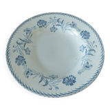 Plate Lunéville blueberry patterns