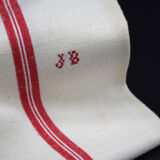 Old nineteenth tea towel