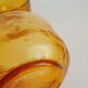 Lot salad bowl codec and 7 cups frosted amber glass sierra 70s