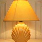 Ceramic "shell" bedside lamp circa 1980