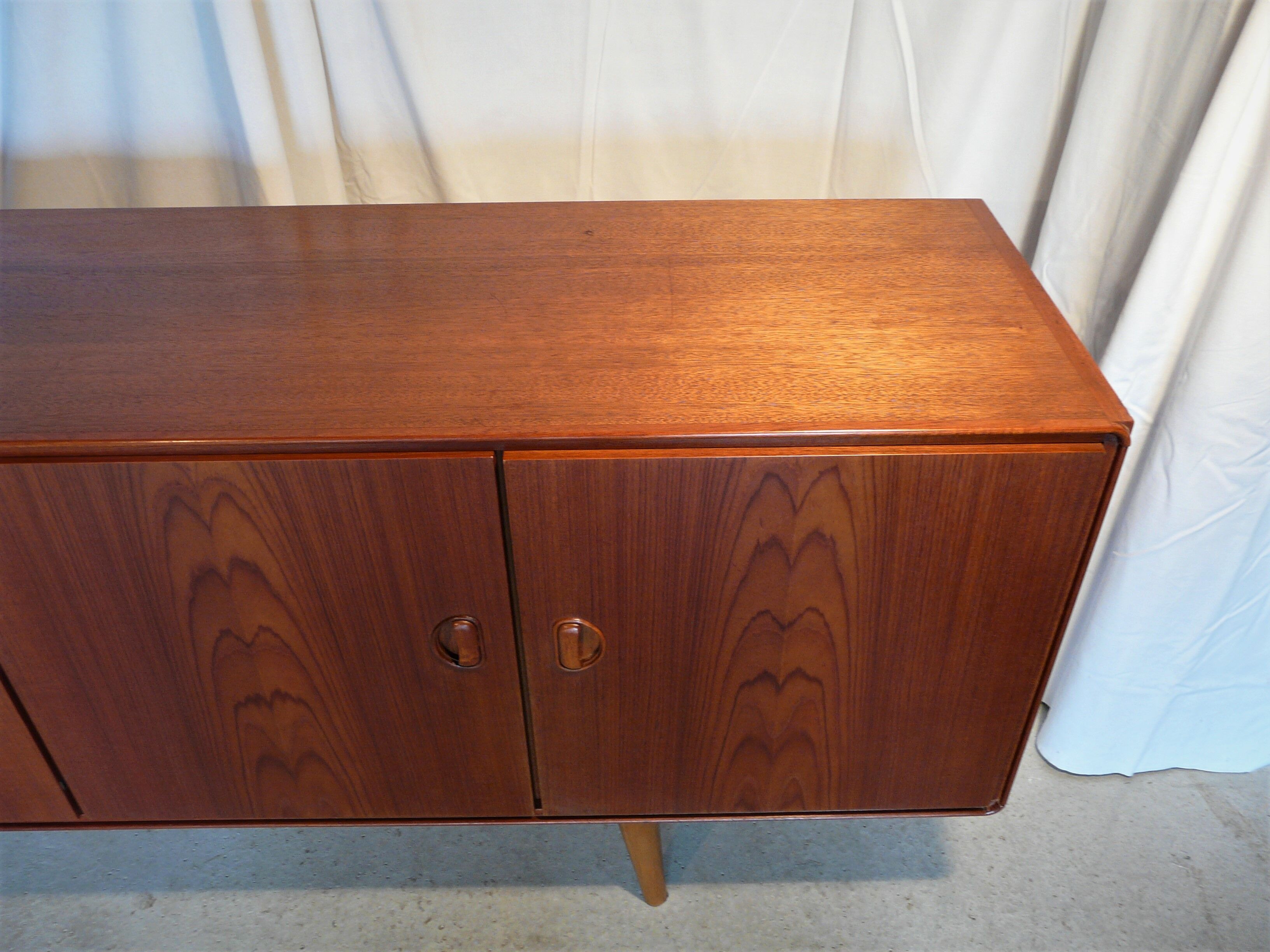 Scandinavian teak enfilade 60s