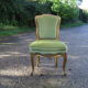 Chaise bois dore style Louis XV