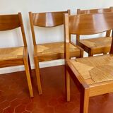 Set of 4 elm chairs