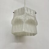 Mid-Century ice lucite pendant lamp , 1970s