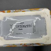 Pair of planters, Martinetti Paris, artisanal porcelain