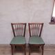 Pair of Baumann bistro chairs n°12