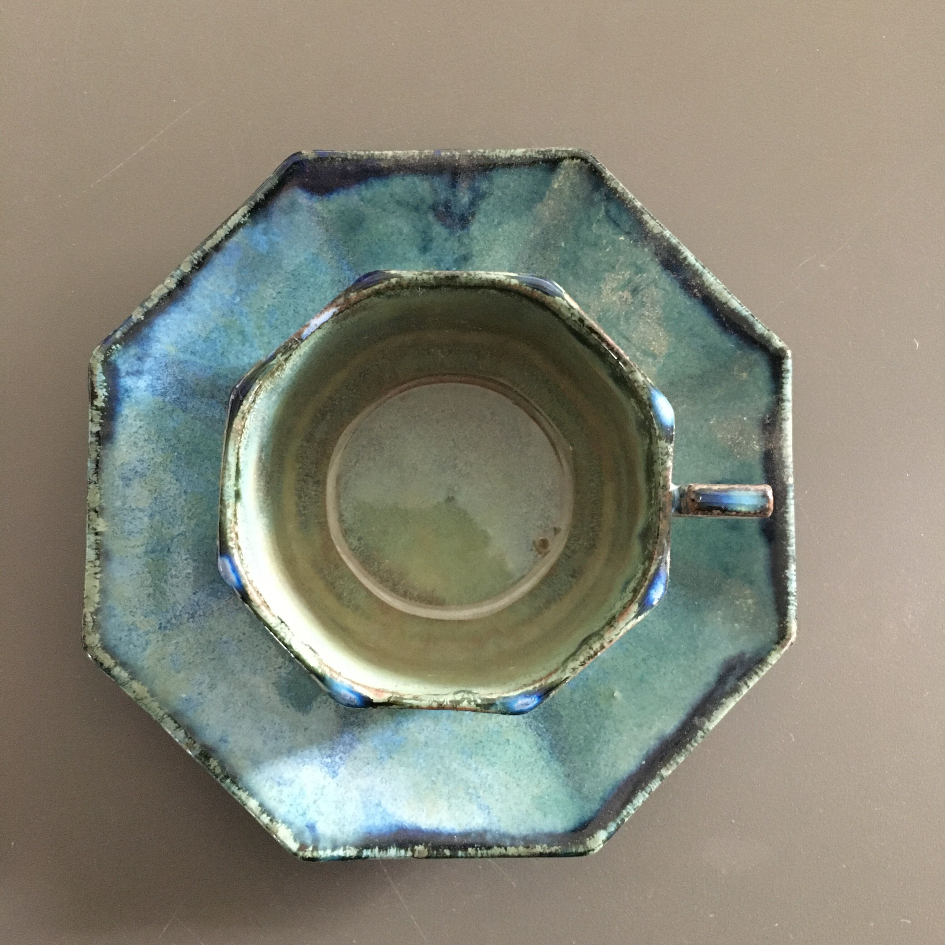 Paire de tasses hexagonales
