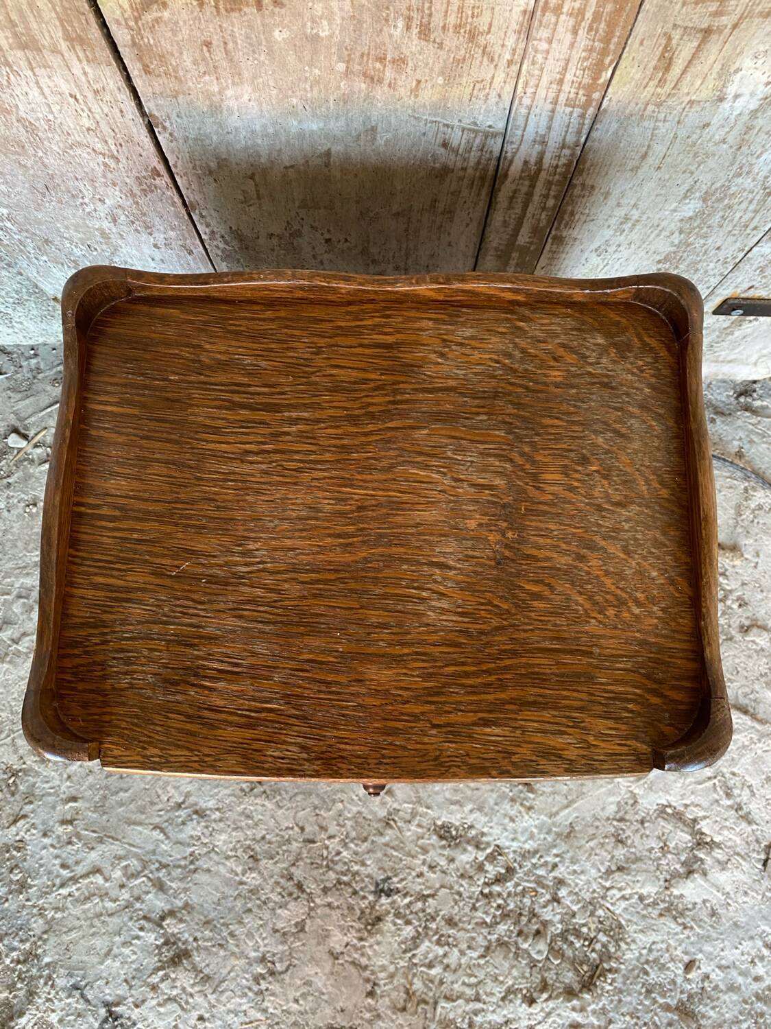 Chevet, table de nuit 1 tiroir, 1 étagère en bois de style Louis XV par Riskoff