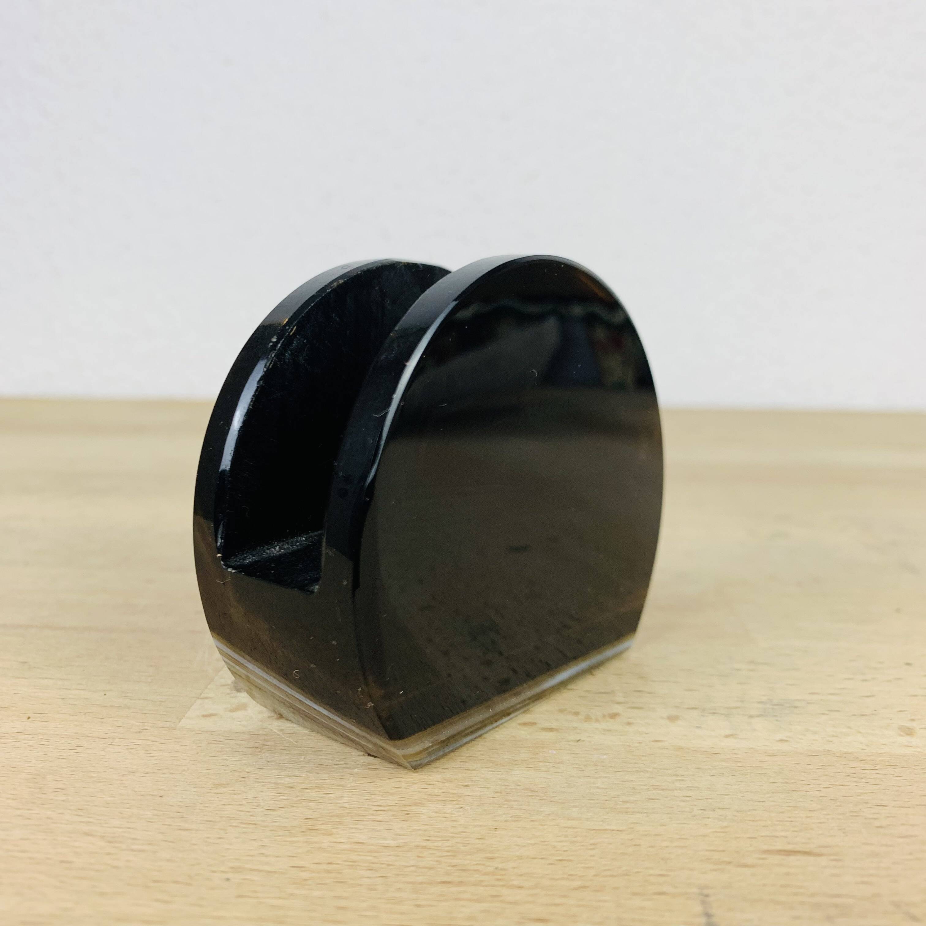 Vintage stone mail holder, letter holder