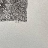 Map of Versailles by Delahaye
