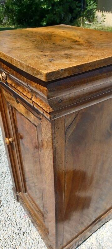 Rare console table / somno in solid walnut (19th century) – charm & raw authenticity
