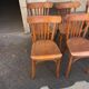 7 chaises bistrot vintage style Thonet Baumann