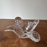 Elegant crystal trinket dish from the 60s