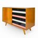 Original U-458 cabinet designed by Jiří Jiroutek in 1958 -  Black & Pink