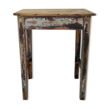 Patinated coffee farmhouse table
