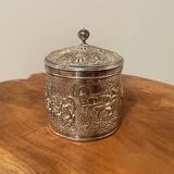 Silver-plated coffee box by Hooijkaas Silversmiths for Douwe Egberts 1960s