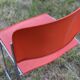 Pair of chairs by David Rowland, US Design, 1976, red metal and chrome