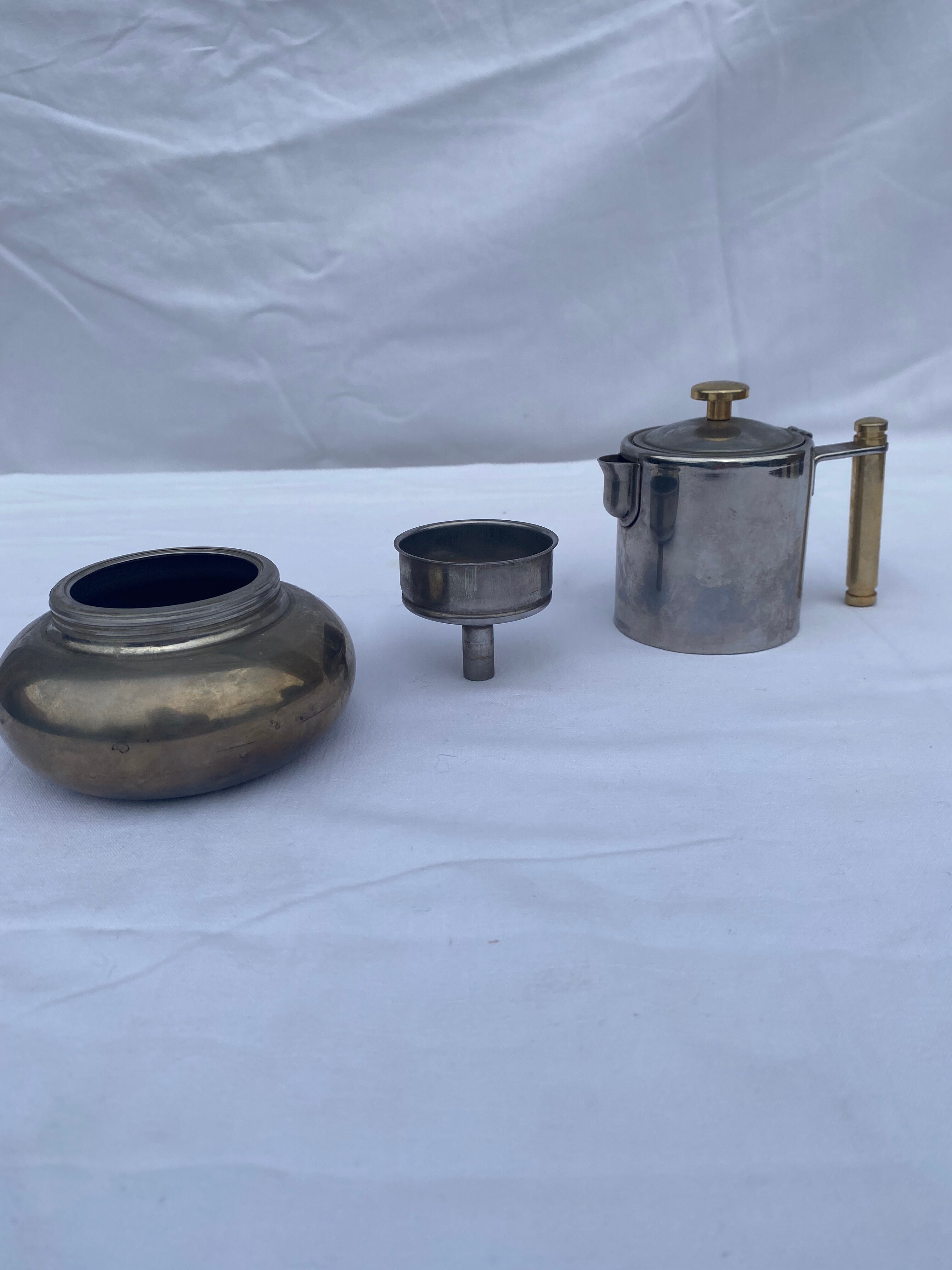 Italian stainless steel coffee maker