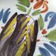 6 earthenware plates from the East - vintage 1960s