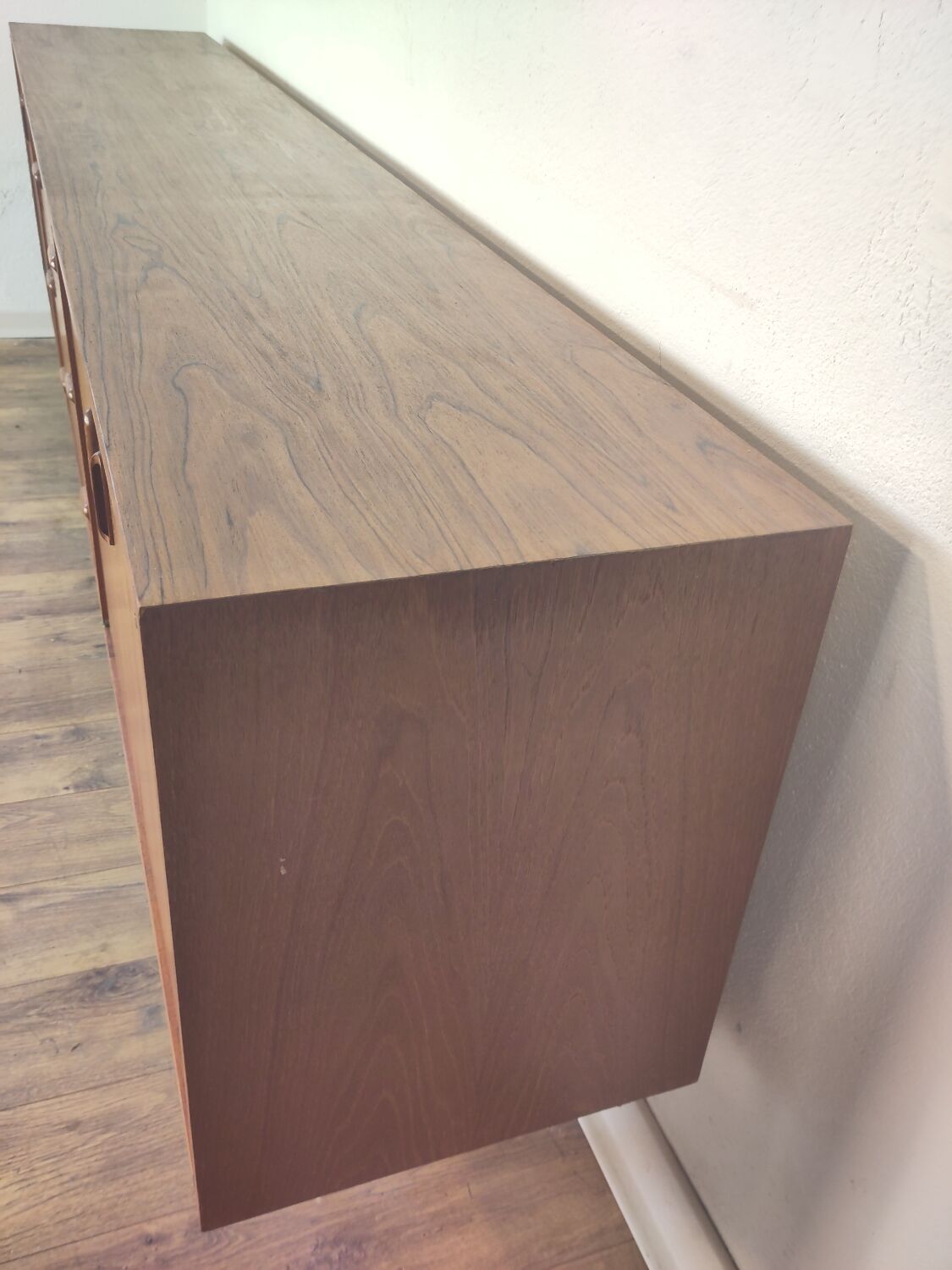 Scandinavian teak and metal sideboard