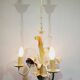 3-light flower chandelier