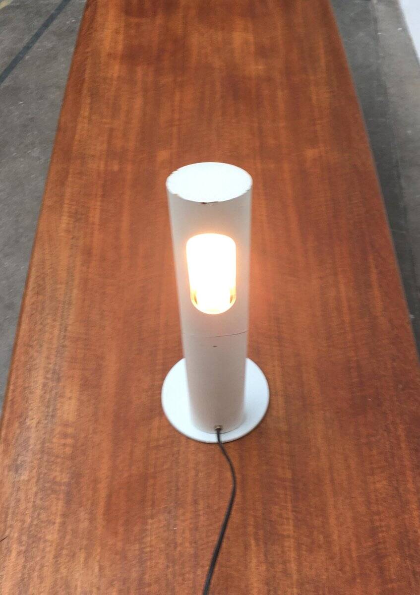 Minimalist metal table lamp by Brendel Leuchten Berlin, 1970s.