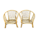 Paire de fauteuils en rotin adulte