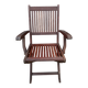 Elegant Folding Garden Chair in Teak – beautiful era holiday style