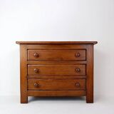 Brutalist Massive Oak chest of drawers - 1960s