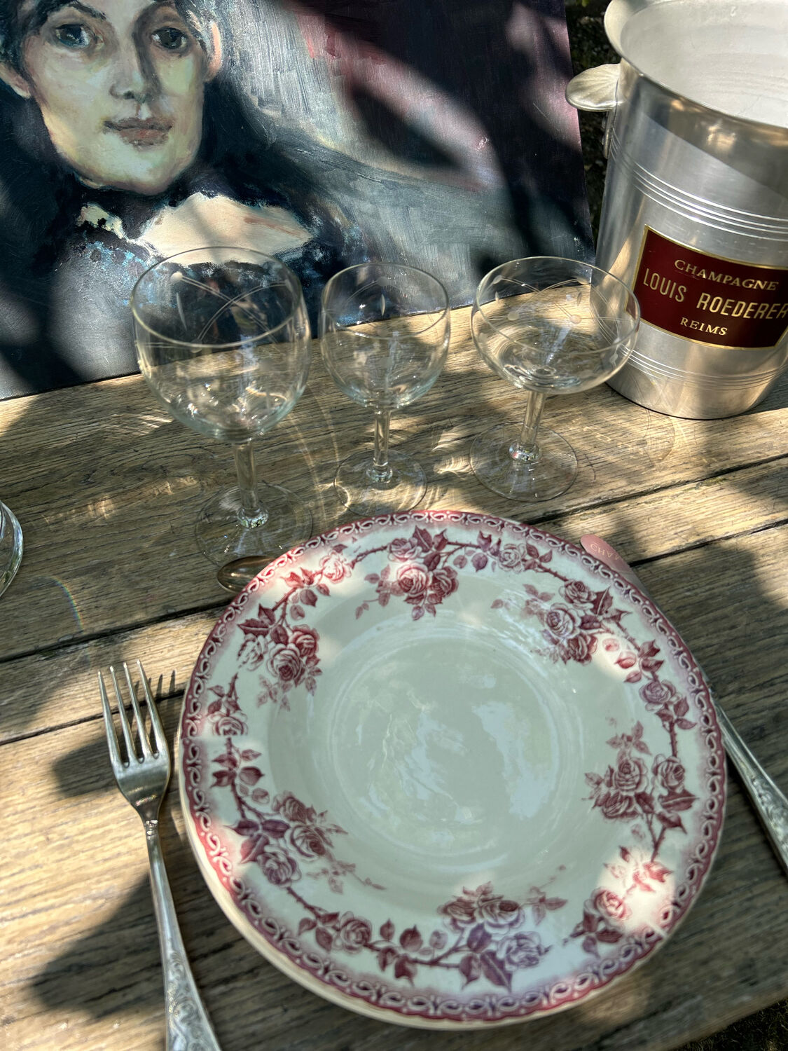 8 flat plates Terre de Fer H.Boulenger