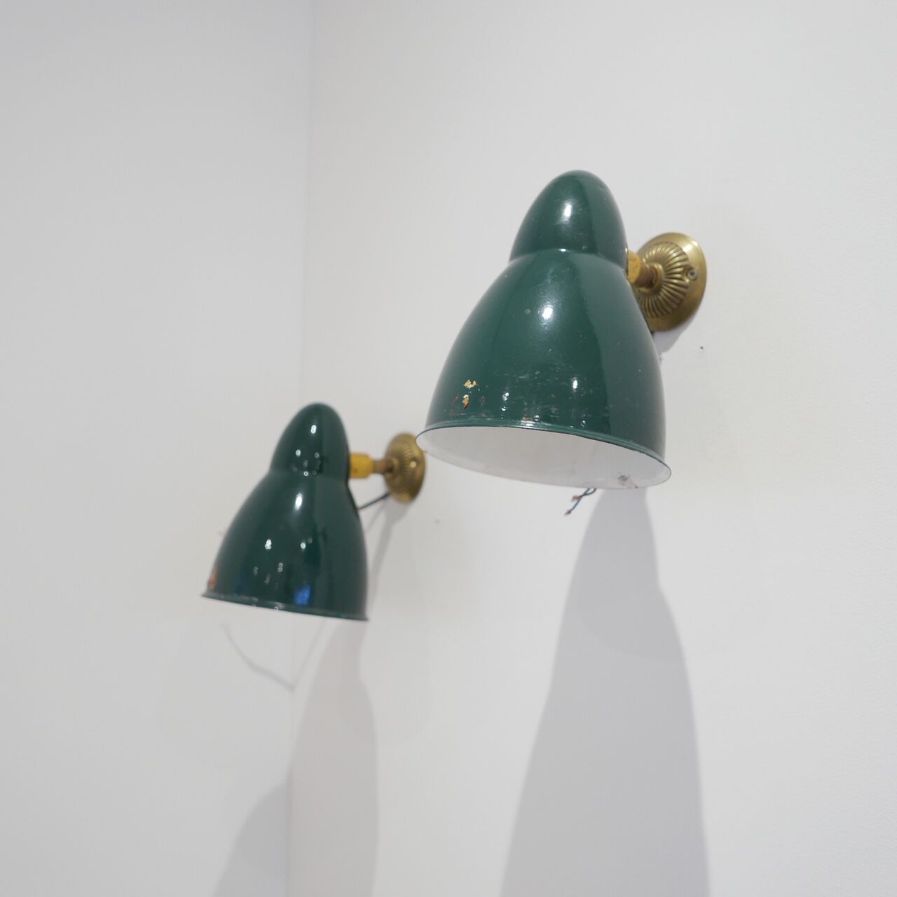 Pair of Enamel Lights by Sammode