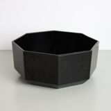 Black bowl Octime Arcoroc 80's